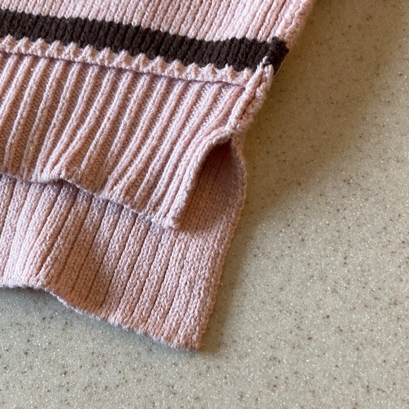 Free People Striped Cropped Sweater Women Size M - Picture 9 of 15